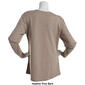Womens Architect® Long Sleeve Solid Henley Thermal - image 2