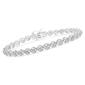 Diamond Classics&#8482; 1/4ctw. Diamond Circle Frame Tennis Bracelet - image 3