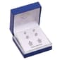 Silver-Tone CZ Turtle Earring Trio Set - image 1