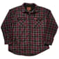 Mens Big & Tall Mountain Ridge Fleece Shirt Jacket - Wine/Ash - image 1