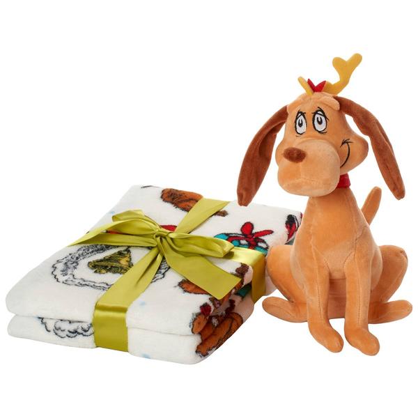 Dr. Seuss(tm) The Grinch Max Throw and Hugger Set - image 