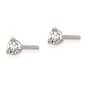 Pure Fire 14kt. White Gold Certified 1/4ctw. Lab Diamond Earrings - image 2