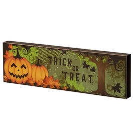 National Tree 4in. Halloween Table Sign
