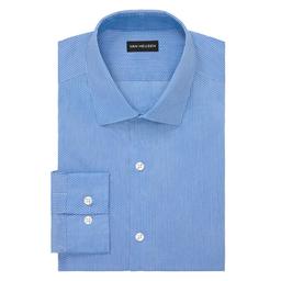 Mens Van Heusen Regular Fit Geometric Dress Shirt - Galaxy Blue