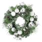 Northlight Pine Needle Christmas Wreath with Pinecone & Ornaments - image 1