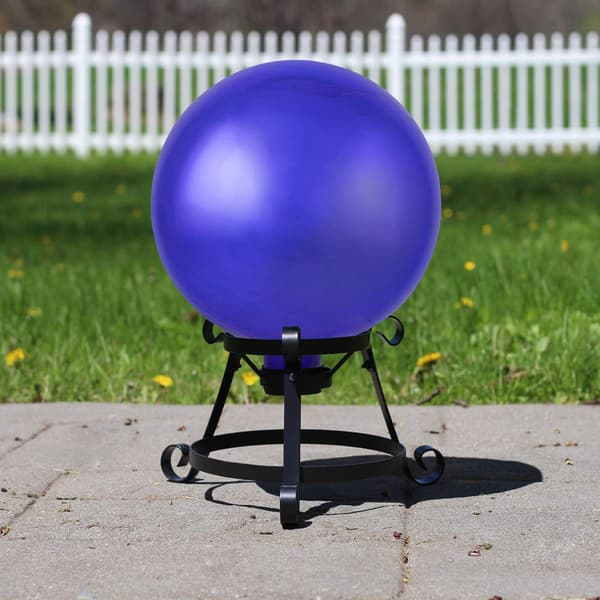 Northlight Seasonal 10in. Blue Outdoor Garden Gazing Ball