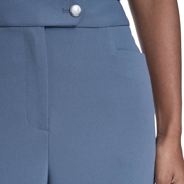 Womens Calvin Klein Straight Leg Crepe Dress Pants