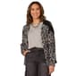 Womens Democracy Metallic Slub Yarn Open Front Sweater Cardigan - image 1