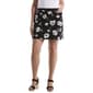 Plus Size Rafaella Welt Pocket Daisy Print Skort - image 1