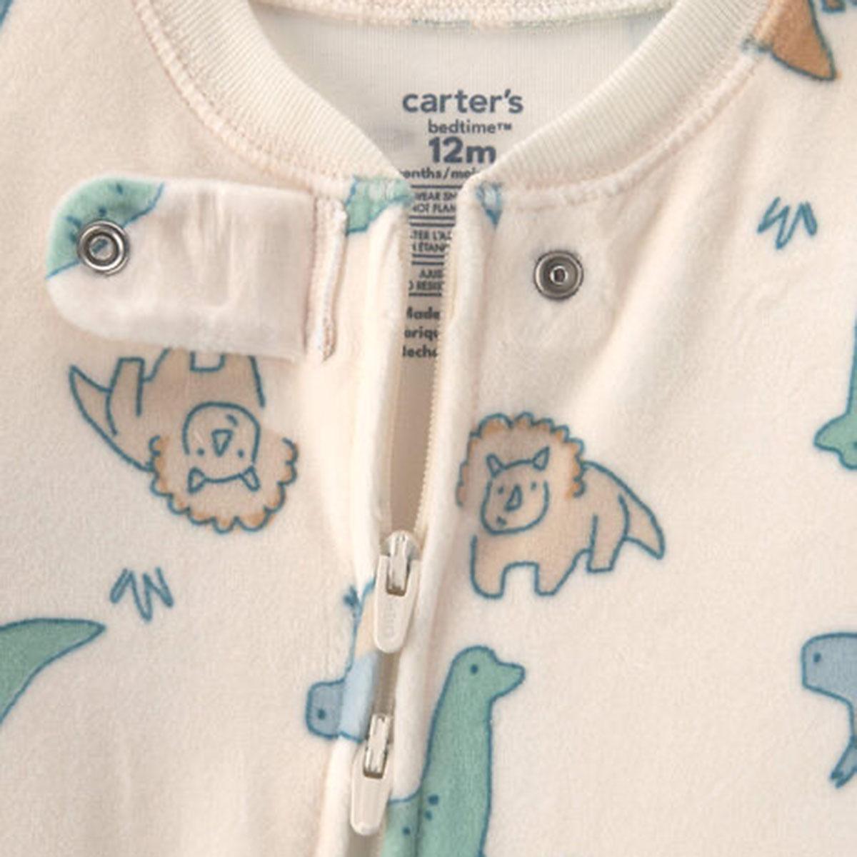 Baby Boy (12-24M) Carter''s® Dinosaur 2-Way Zip Sleeper