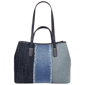 True Religion Frayed Denim Horseshoe Tote With Removable Wristlet - image 5