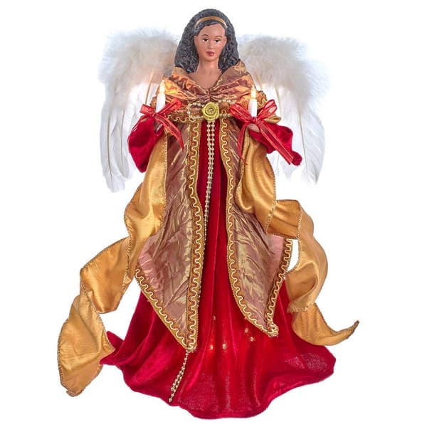 Kurt S. Adler 16in. African-American Angel Tree Topper