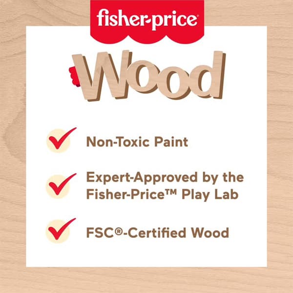 Fisher-Price® Wooden Silicone Puzzle