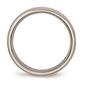 Mens Endless Affection&#8482; Engravable 6mm Ridged Edge Wedding Band - image 2
