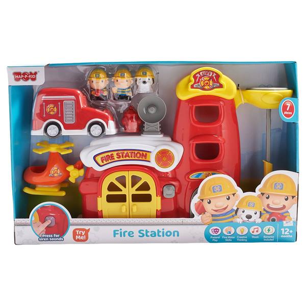 Hap-P-Kid Fire Station Playset - image 