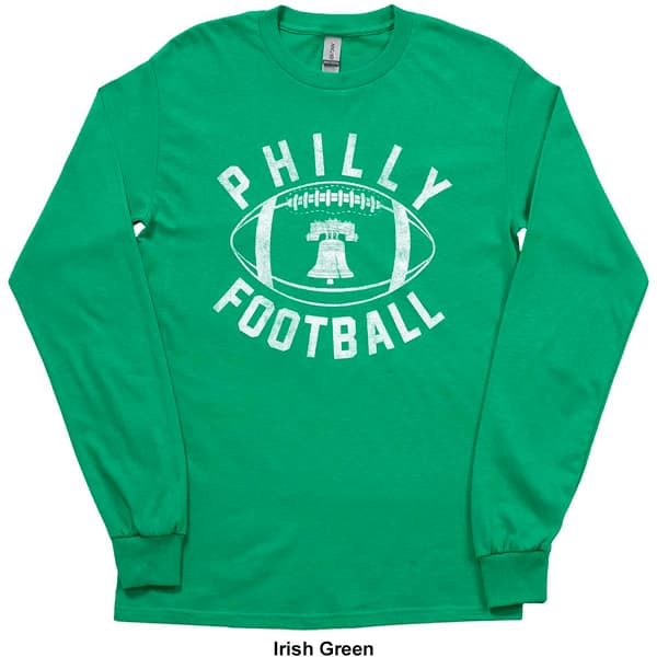 Mens Philly Football Tailgate Long Sleeve Tee