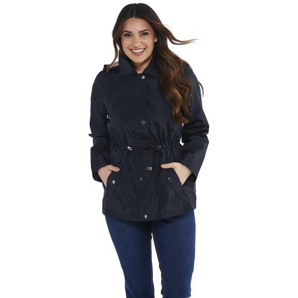 Womens Nicole Miller Anorak w/Striped Lined Hood - image 