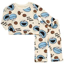 Baby Boy (NB-9M) Sesame Street(R) 2pc. Cookie Monster Thermal Set