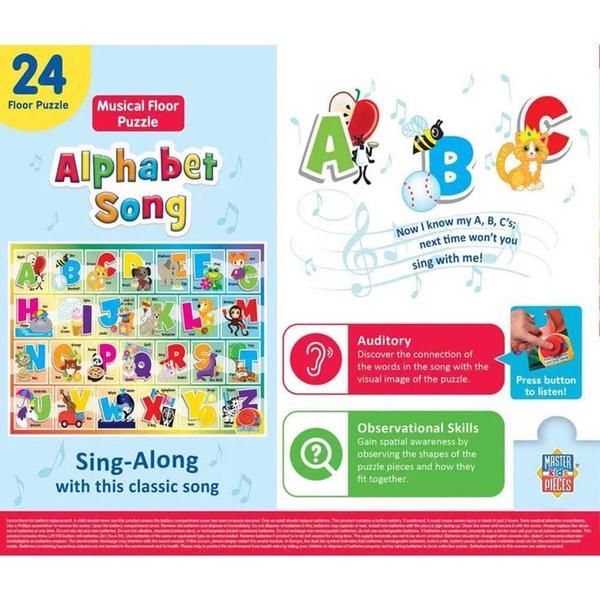 MasterPieces Sing Along Alphabet 24pc. Sound Puzzle