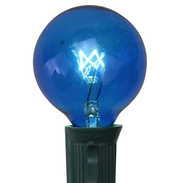 Northlight Seasonal 25pk. Blue G40 Christmas Replacement Bulbs