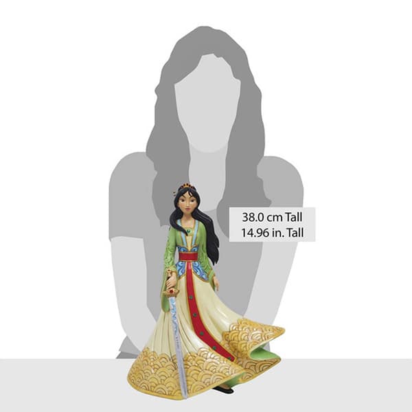Jim Shore Disney Traditions Mulan Deluxe Princess Figurine