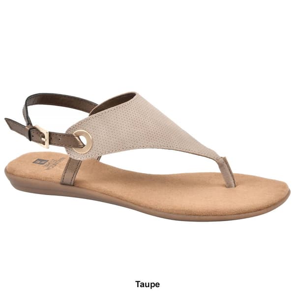 Womens White Mountain London Flat Sandals