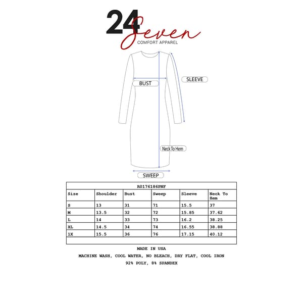 Womens 24/7 Comfort Apparel Floral Fit & Flare Dress
