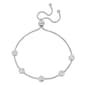 Sterling Silver 1 1/4ctw. Dew Moissanite Bolo Bracelet - image 1