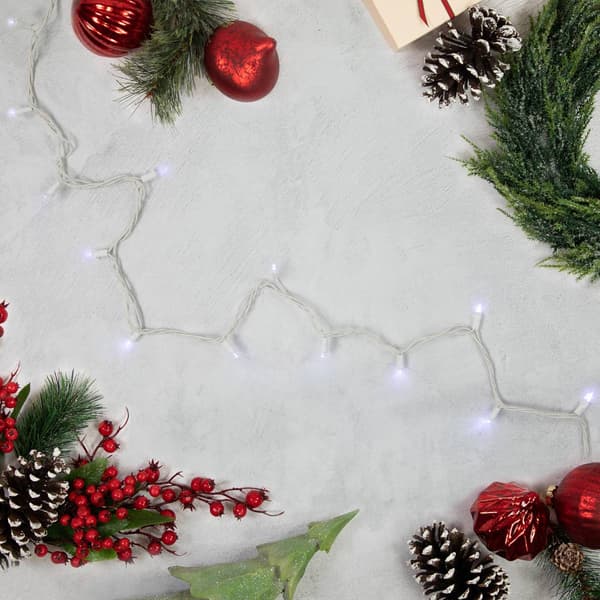 Northlight 50ct. White LED 16.25ft. Christmas String Lights