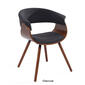 Worldwide Homefurnishings Mid Century Bent Wood Side Chair - image 4