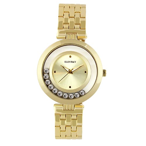Womens Ellen Tracy Mother of Pearl Watch - ET5199GD - image 