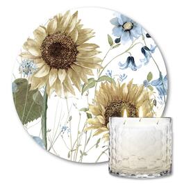 Courtside Market&#40;R&#41; 2pc. Sunflower Art Board and Soy Candle Set