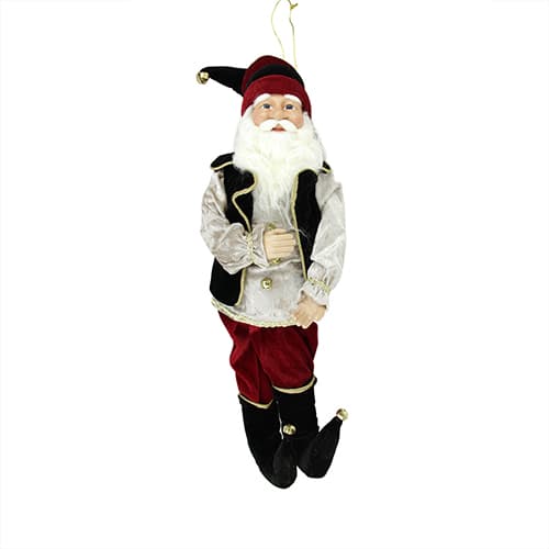 Northlight Whimsical Poseable Elf Hanging Christmas Figure - image 