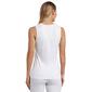 Womens Cuddl Duds&#174; Softwear with Lace Edge V-Neck Tank Top - image 2