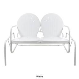 Northlight Seasonal Retro Metal Tulip Double Glider Patio Chair