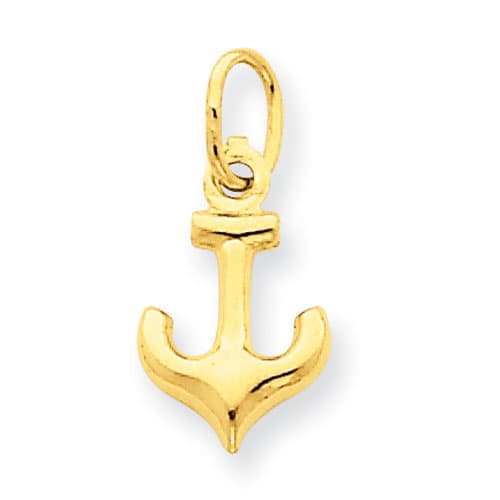 Gold Classics(tm) 14k. Gold Anchor Charm - image 