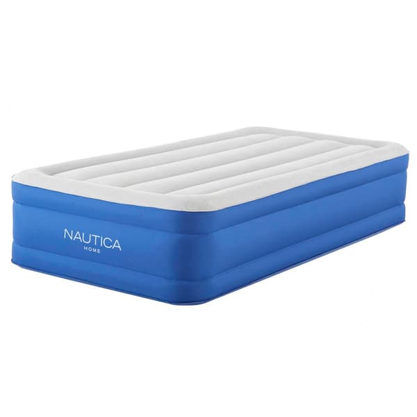 Nautica Home 15in. Plushaire Twin Air Mattress with Inset Pump