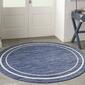 Nourison Essentials Bordered Indoor/Outdoor Round Rug - image 7