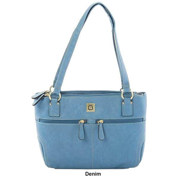 Stone Mountain Crunch Leather East/West Tote