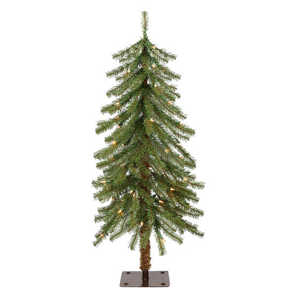 Puleo International Pre-Lit 3ft. Pencil Alpine Christmas Tree - image 