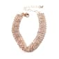 Adrienne Vittadini Rose Gold Plated Rhinestone Bracelet - image 1