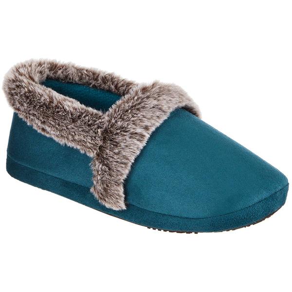Womens Isotoner Recycled Microsuede Bootie Slippers - image 