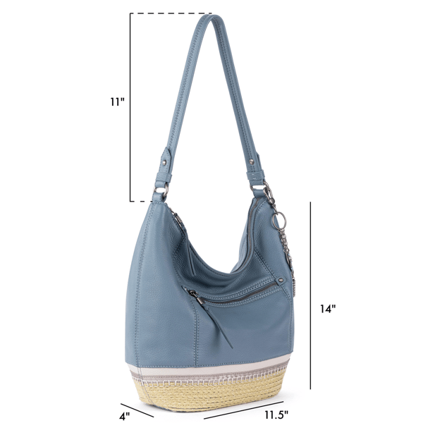 The Sak Sequoia Leather Crochet Hobo