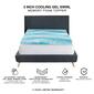 Bodipedic&#8482; 3in. Cooling Gel Swirl Memory Foam Mattress Topper - image 3