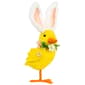 Northlight Seasonal Duckling w/ Rabbit Ears Easter Figurine - image 4