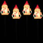 Northlight Seasonal Snowmen Christmas Pathway Markers - Set of 4 - image 3