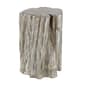 9th & Pike(R) Gold Fiberglass Eclectic Footstool - image 1