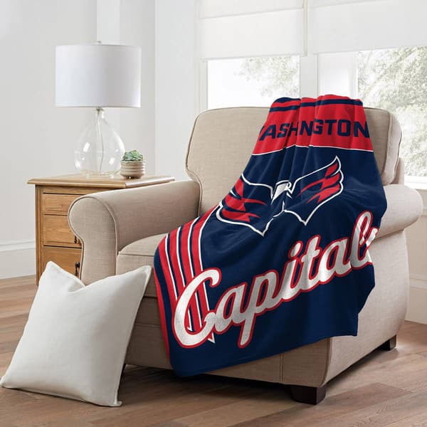Sweet Home Collection NHL Washington Capitals Throw