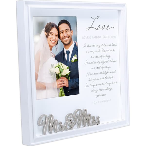 Malden Mr & Mrs. Metal Inset Frame - 5x7