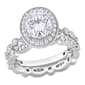 Gemstone Classics(tm) 10kt. White Gold 2 3/5ctw. Moissanite Set - image 1